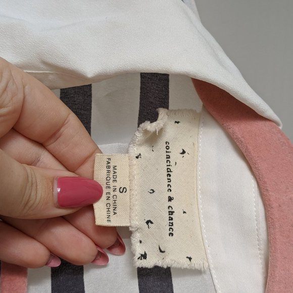 UO Coincidence & Chance Striped Button Down - Picture 2 of 3